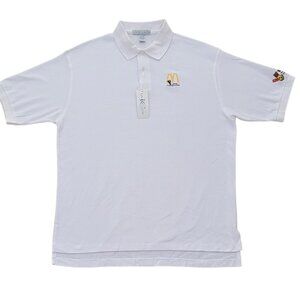 Vintage McDonalds LPGA Championship Izod Club White Golf Polo Men's XL NWT